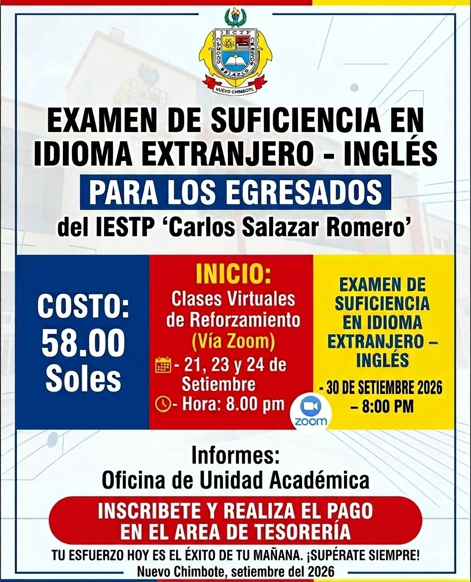 Flyer inicio de clases